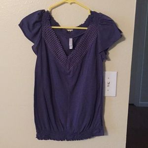 Purple blouse